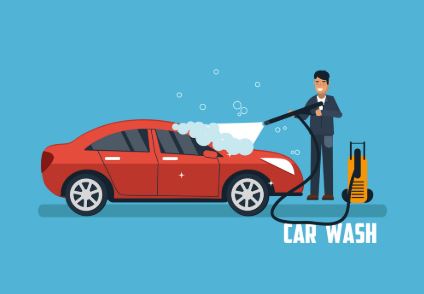 شستشو و خشکشویی اتومبیل(کارواش) گرمی